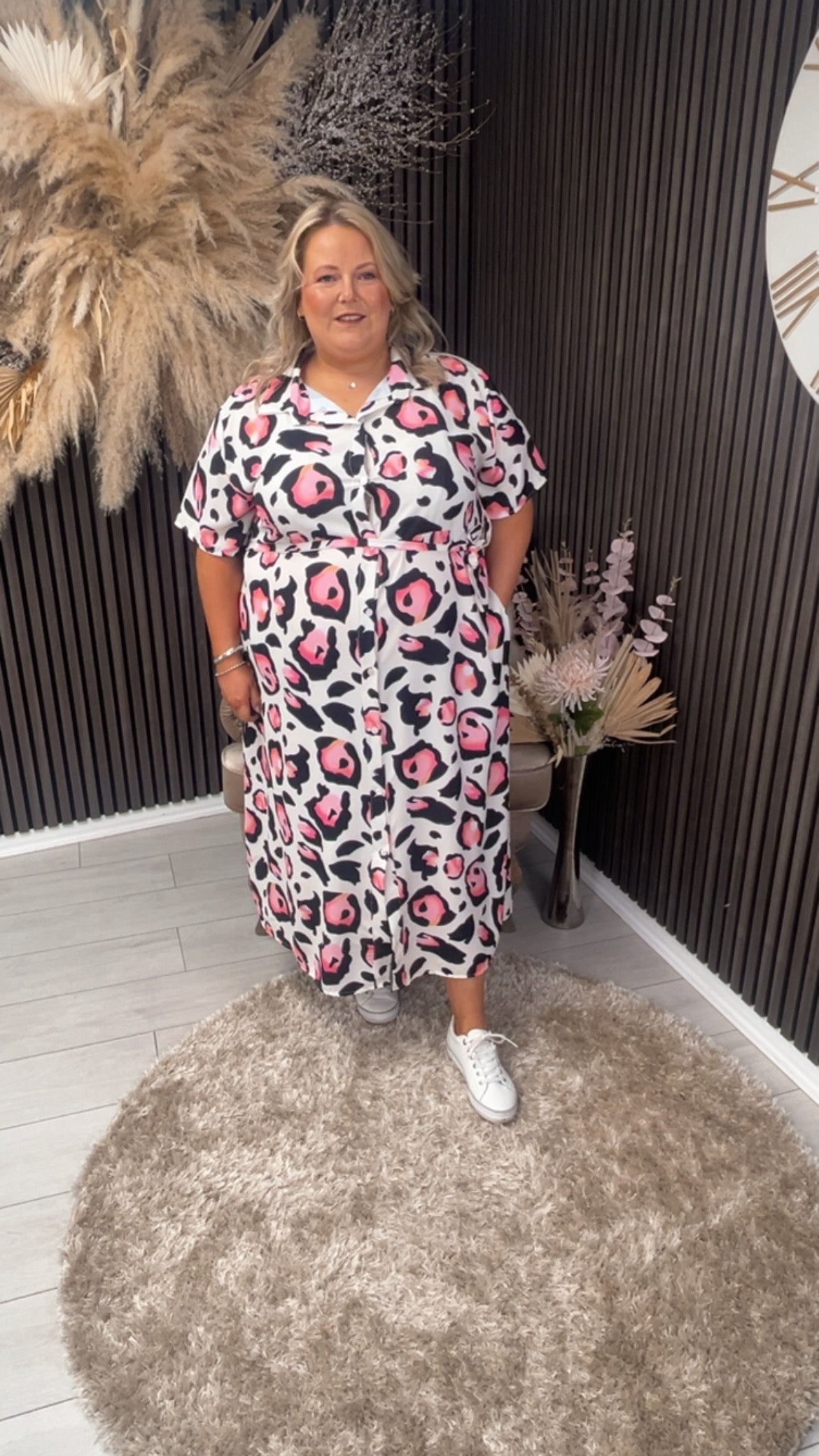 MOLLY SHIRT DRESS - ANIMAL
