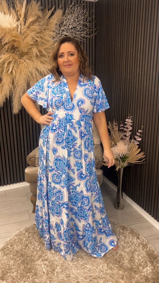 KATHY DRESS - BLUE