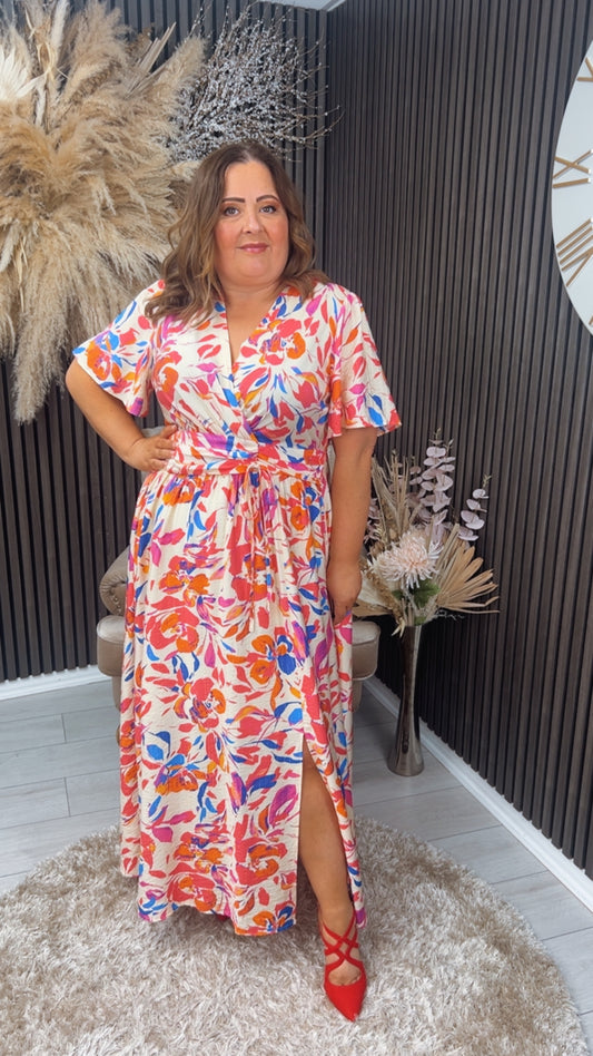 ZELDA DRESS - ORANGE