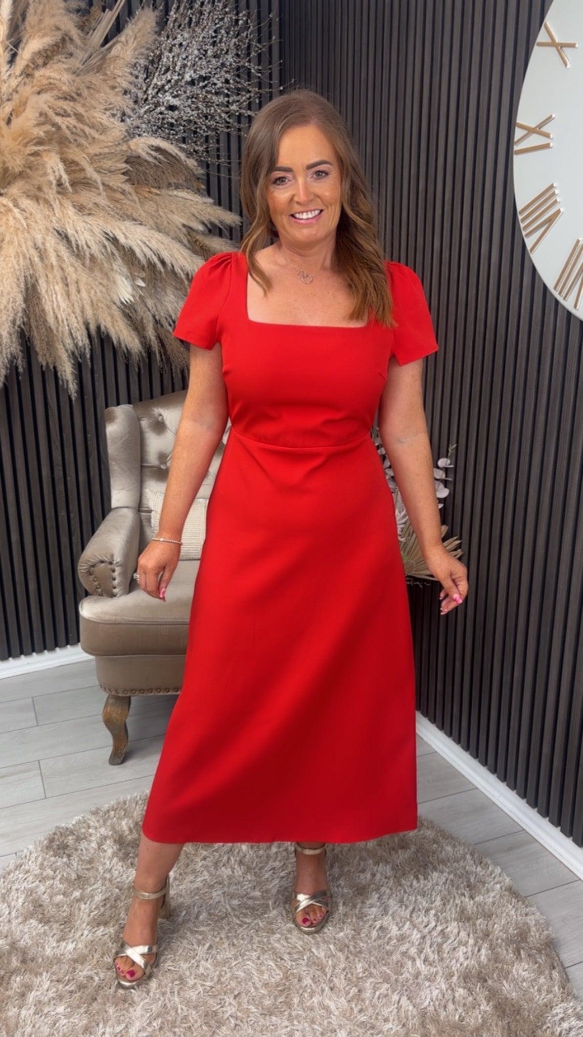 VALENTINA DRESS - RED