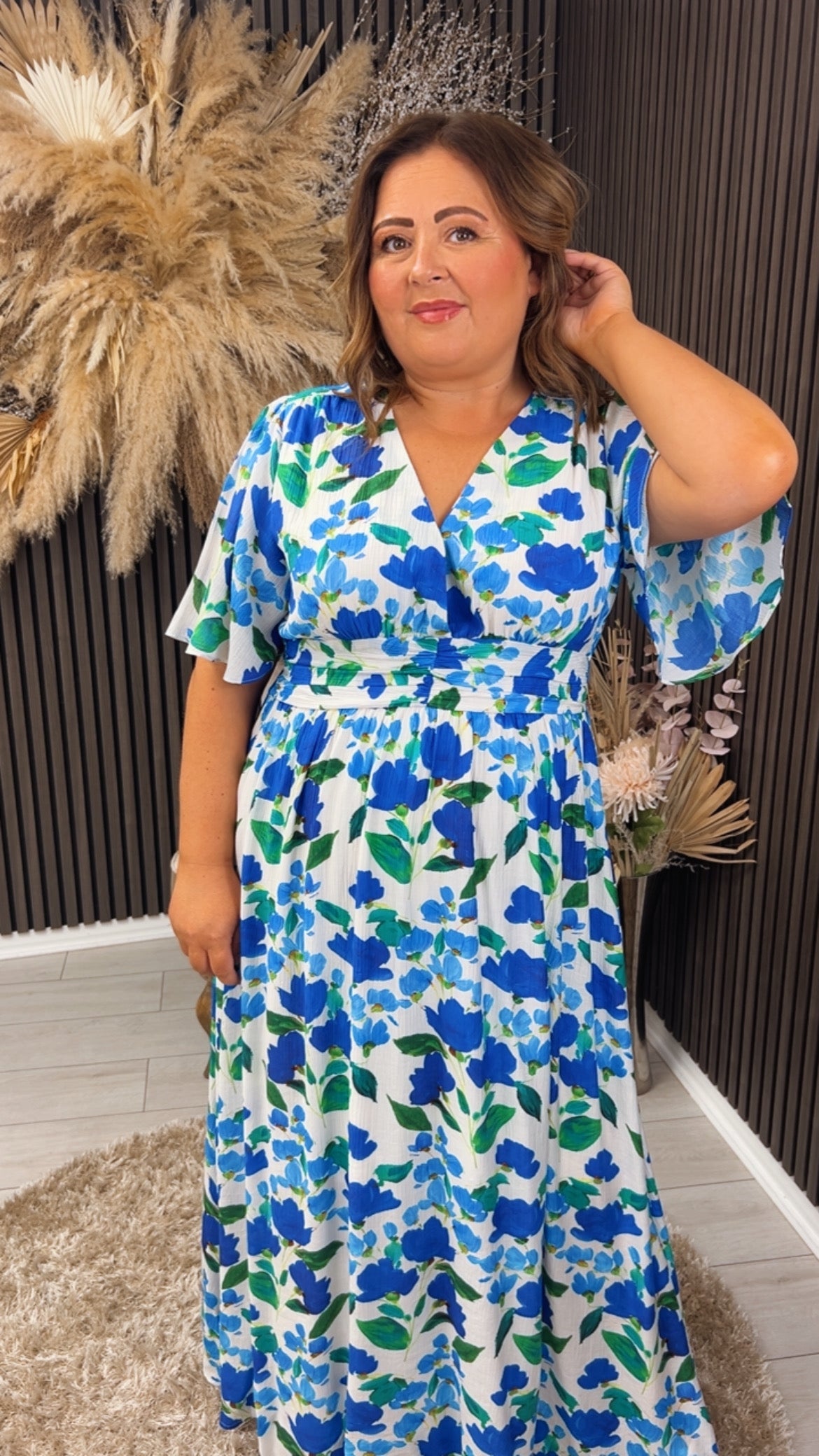 MARGOT DRESS - BLUE