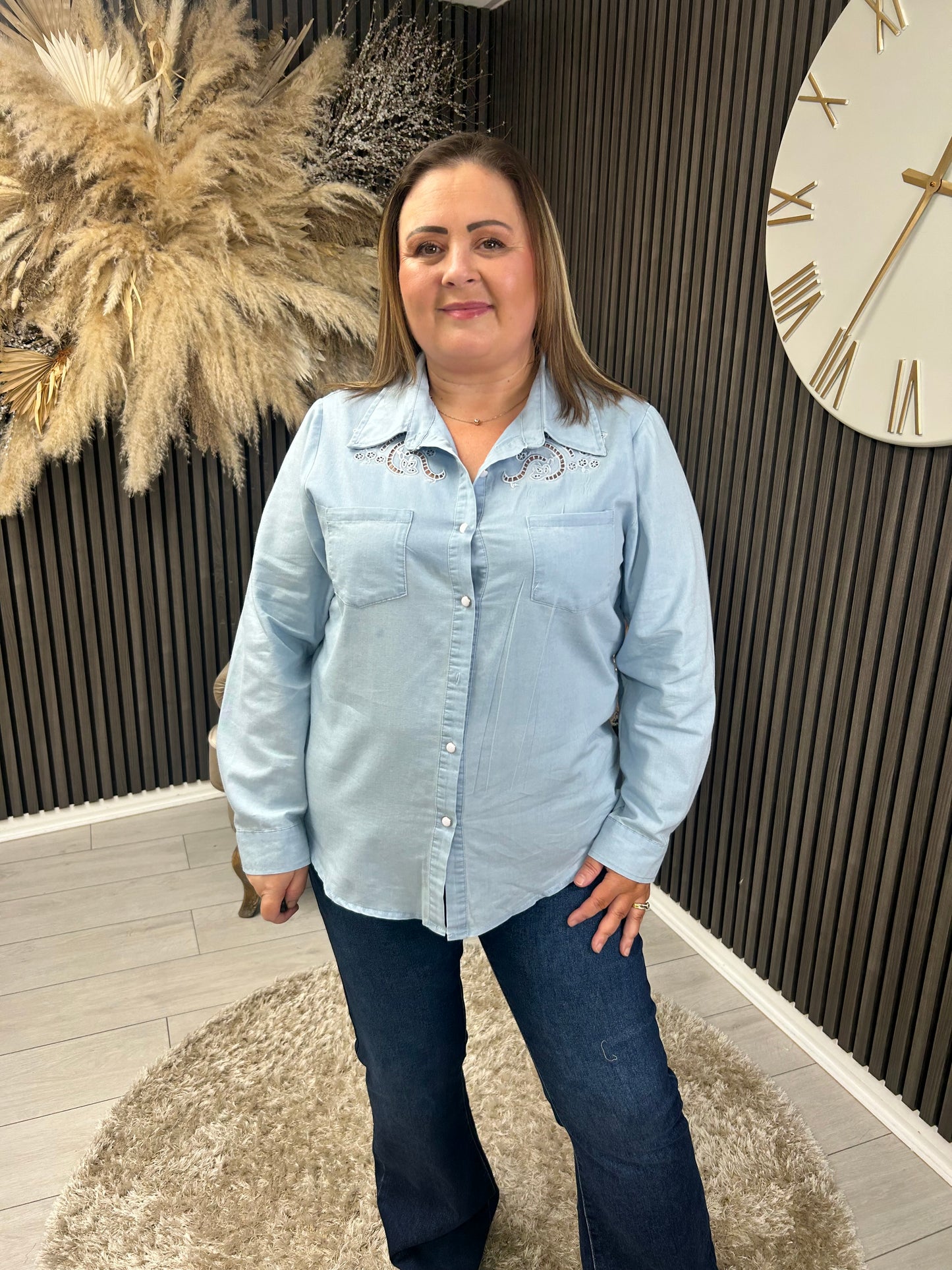BRIANA SHIRT - BLUE