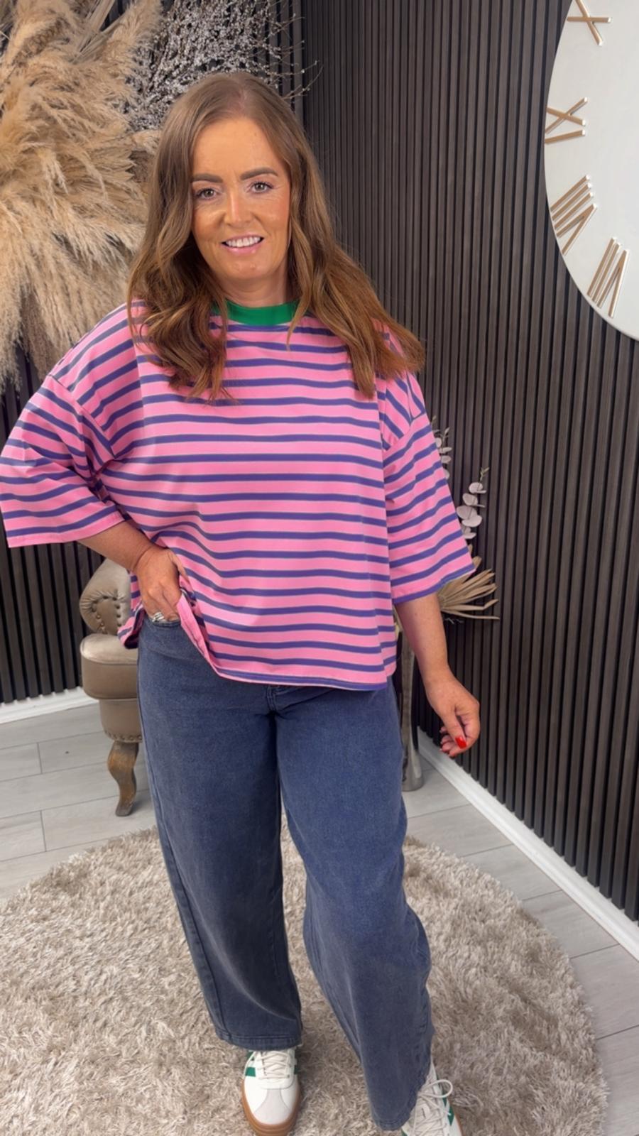 DEBBIE TOP - PINK/PURPLE