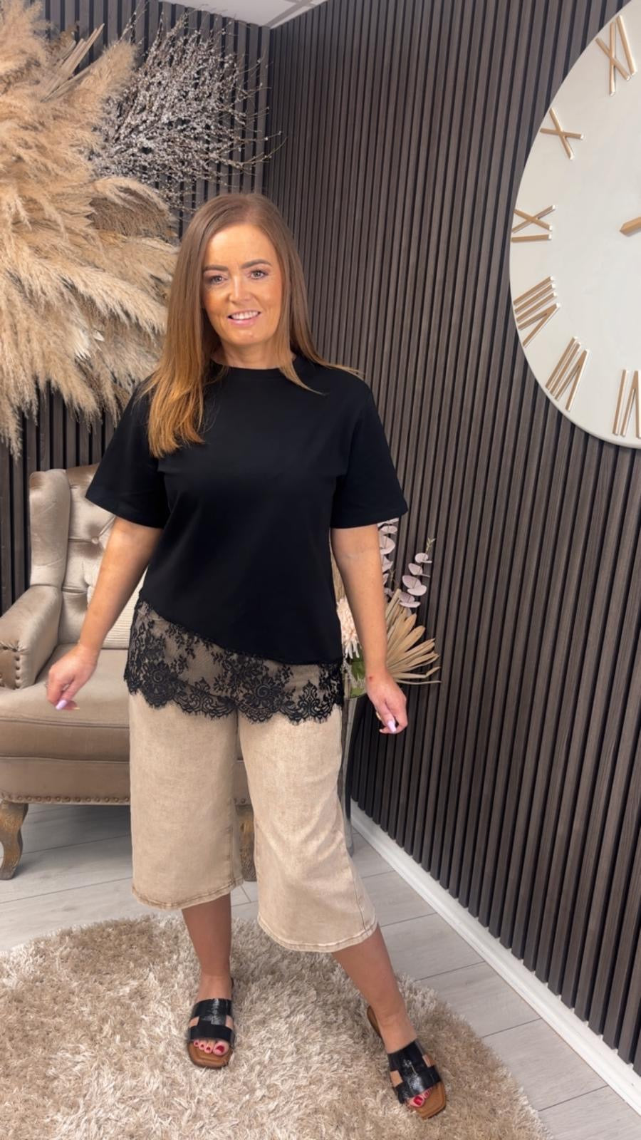 SEANA TOP - BLACK