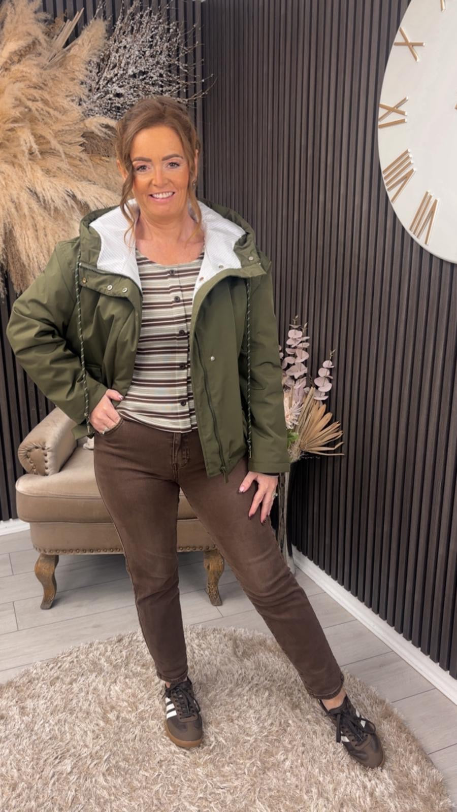 ANNETTE COAT - KHAKI
