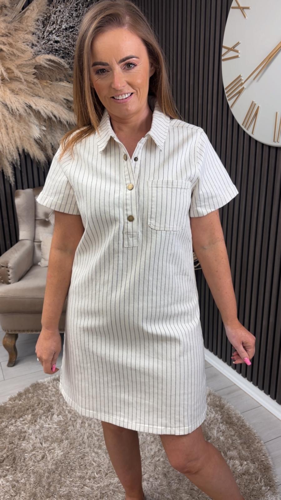 CHER DRESS - CREAM
