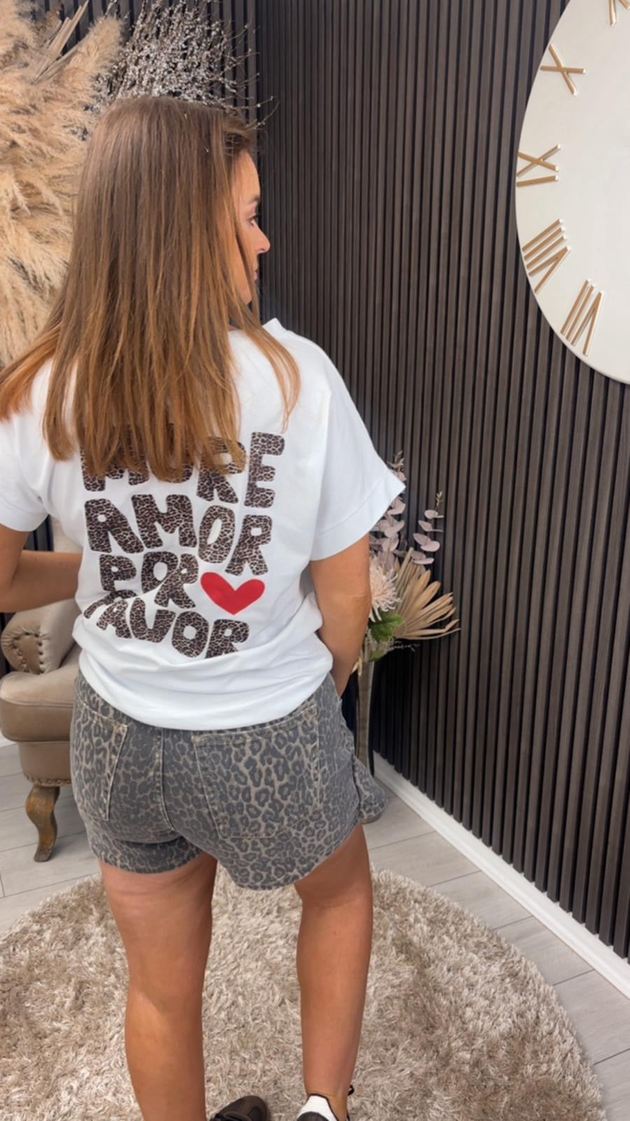 ROSIE T-SHIRT - ANIMAL PRINT