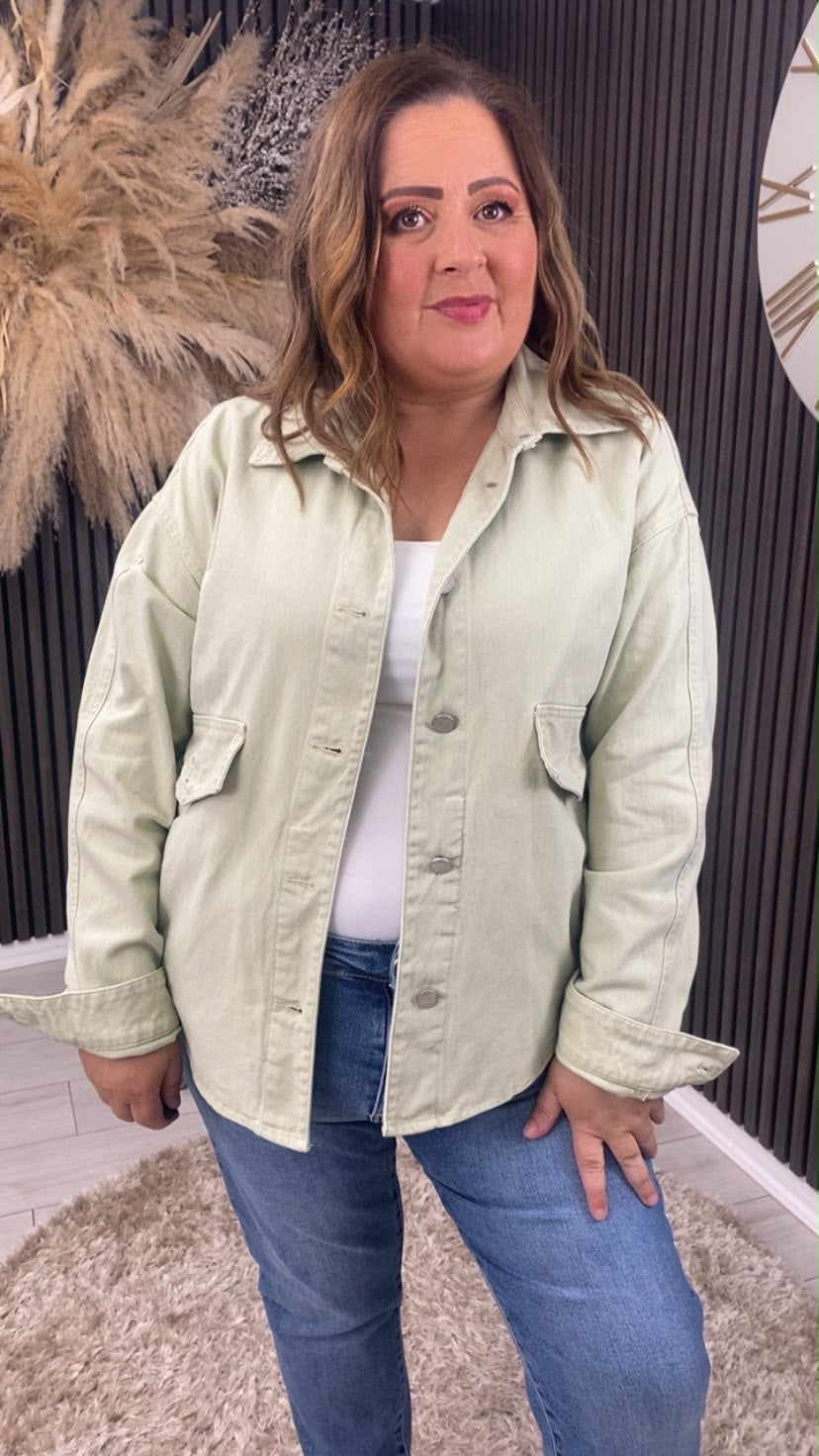 DANA JACKET - SAGE