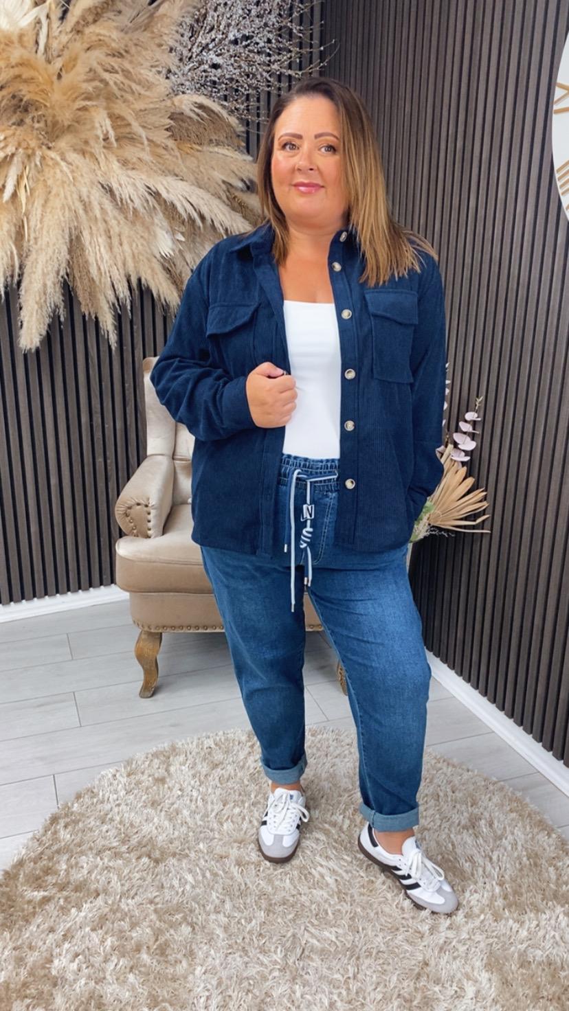 RITA JACKET - NAVY