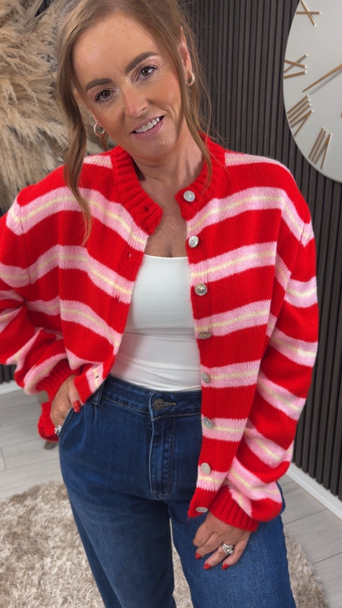 KATYA CARDIGAN - RED