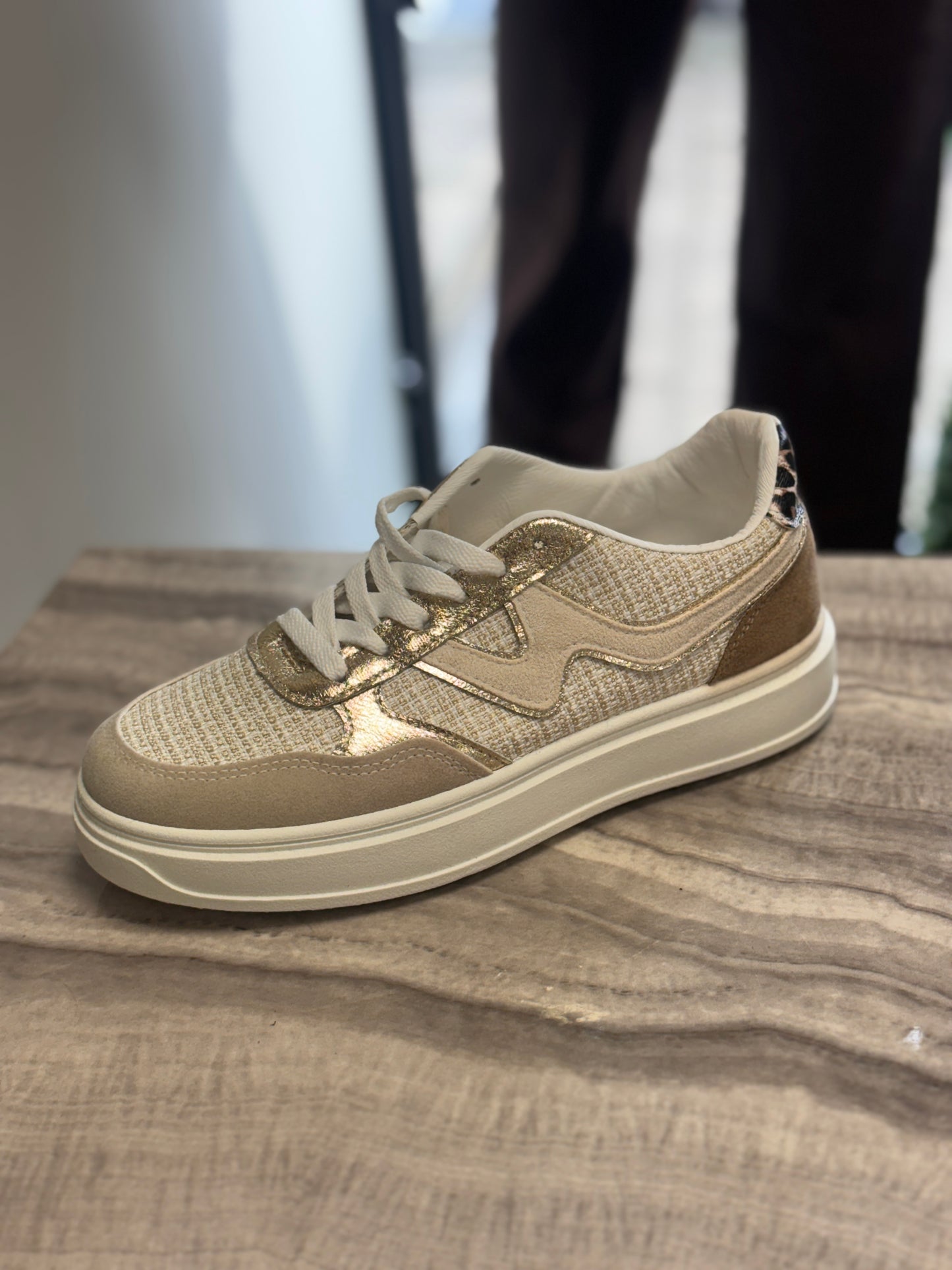 JANINE TRAINERS - NUDE