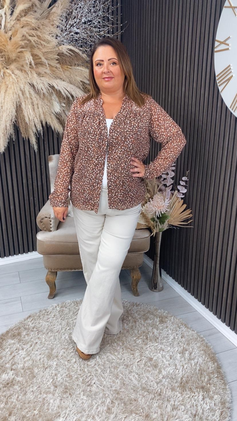 TIFFANY SHIRT - BROWN