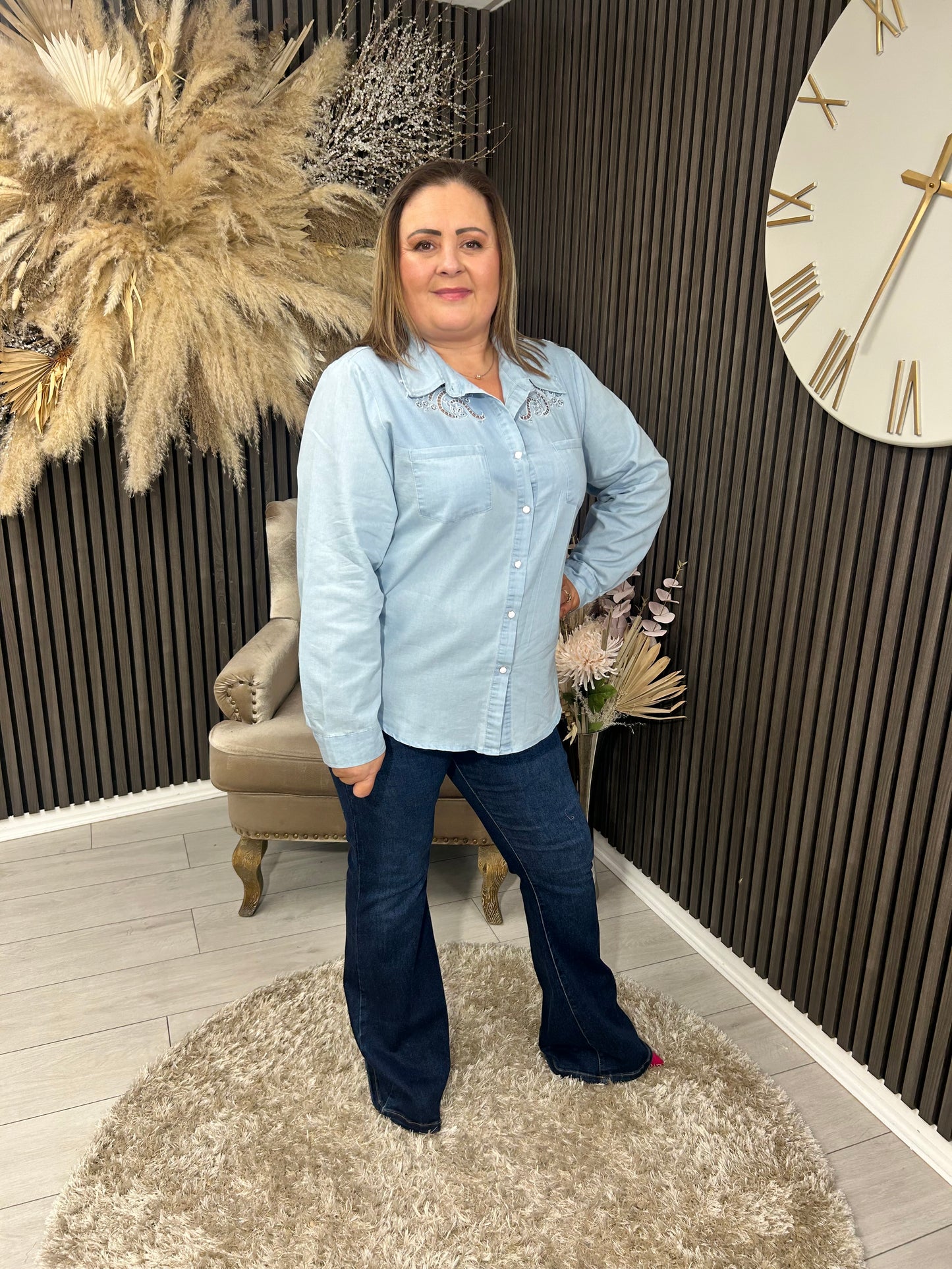 BRIANA SHIRT - BLUE