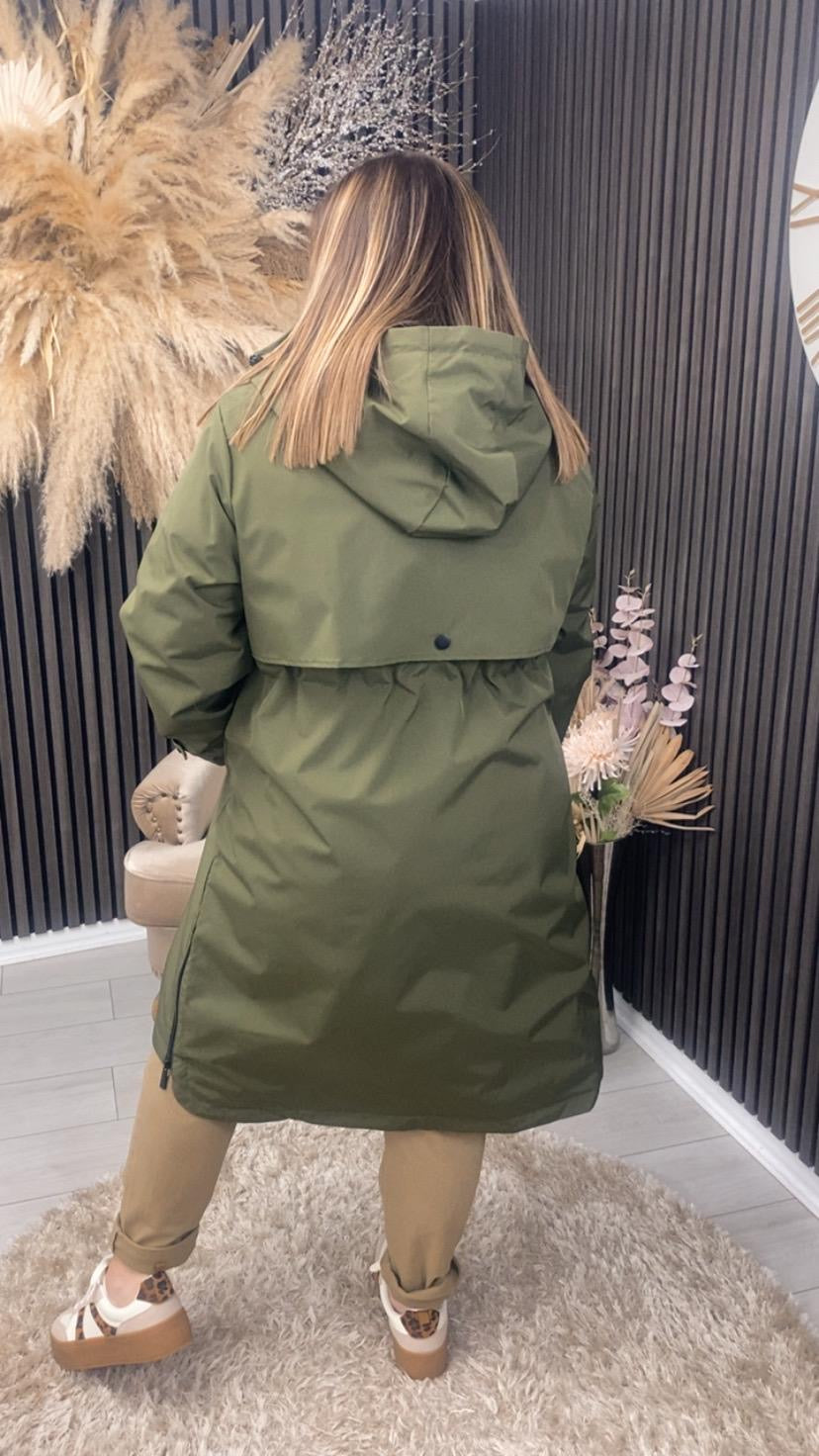 SARA COAT - KHAKI