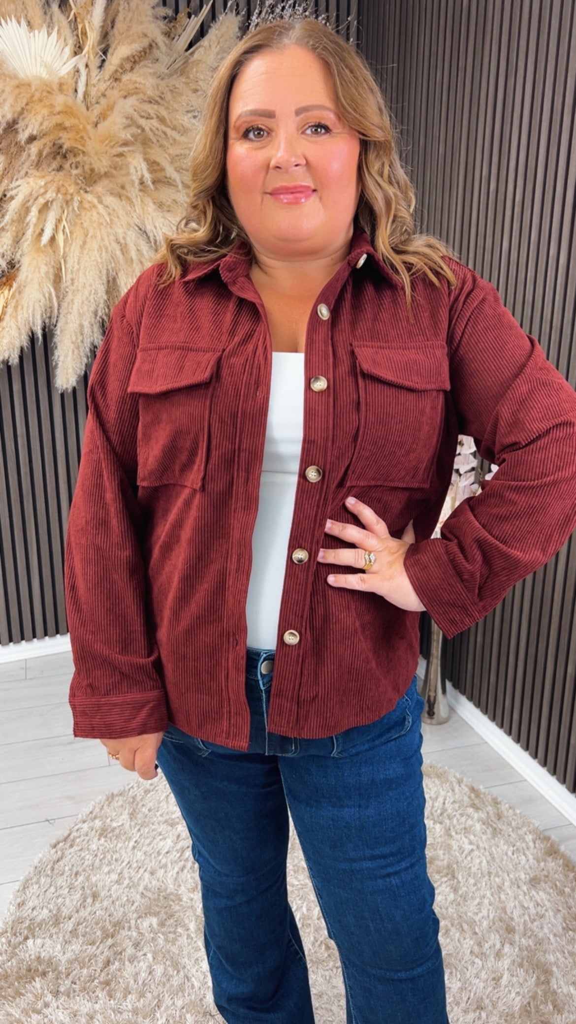 RITA JACKET - BORDEAUX