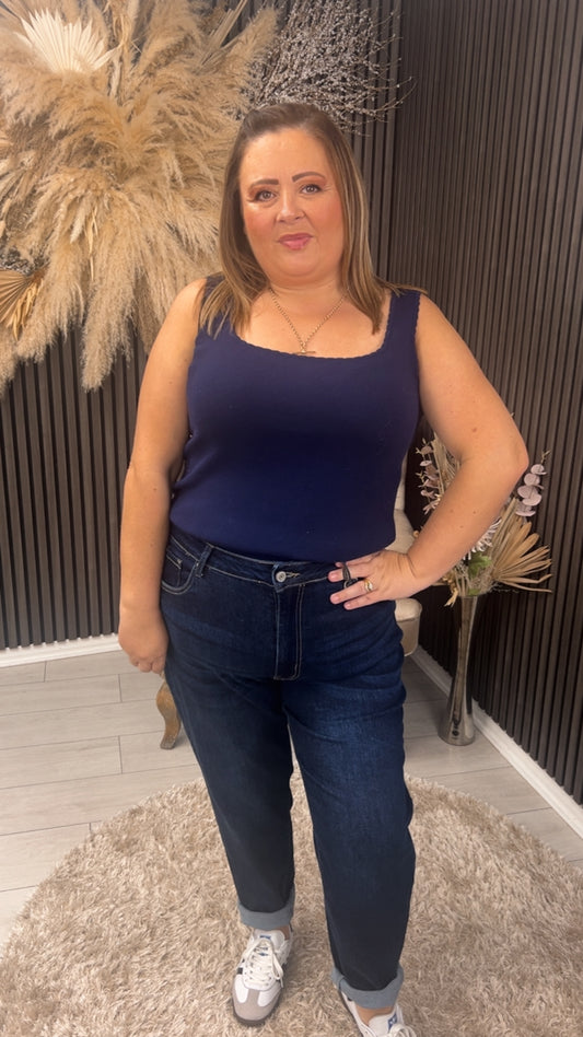 BRYONY VEST - NAVY
