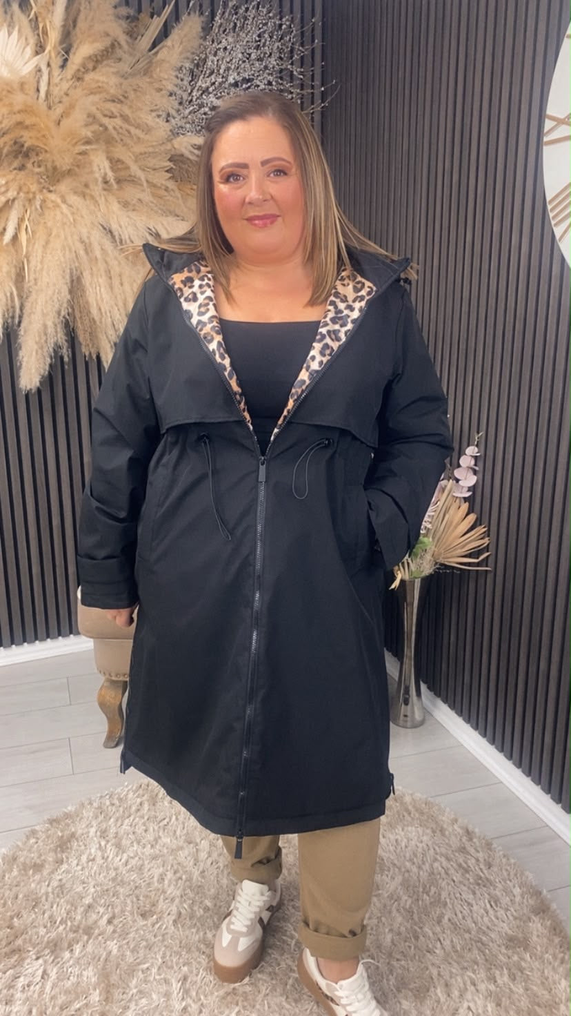 SARA COAT - BLACK