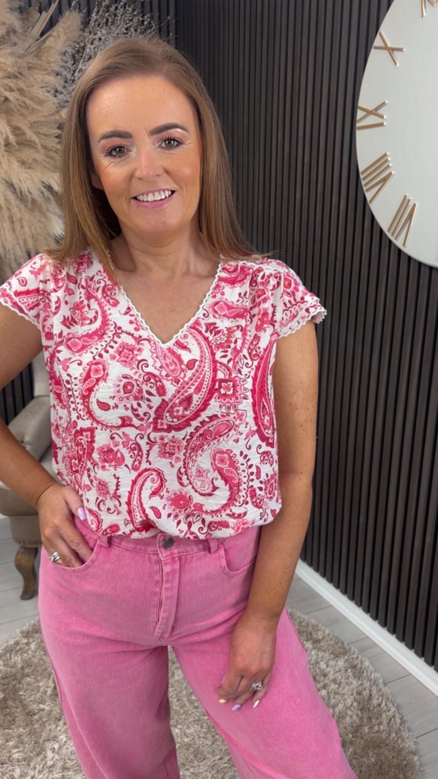 BAXLEY TOP - PINK