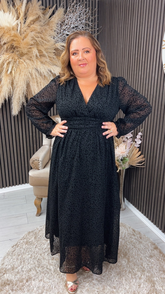ROCHELLE DRESS - BLACK