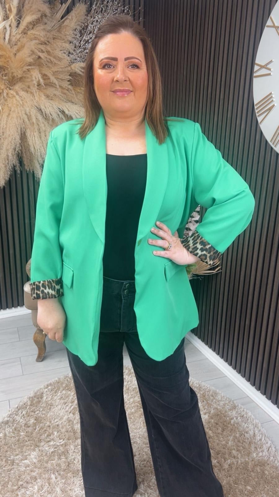 MIRA BLAZER - GREEN