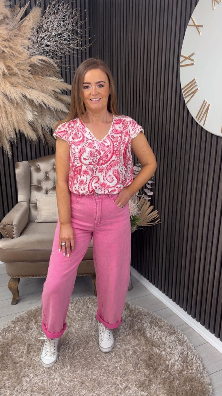BAXLEY TOP - PINK