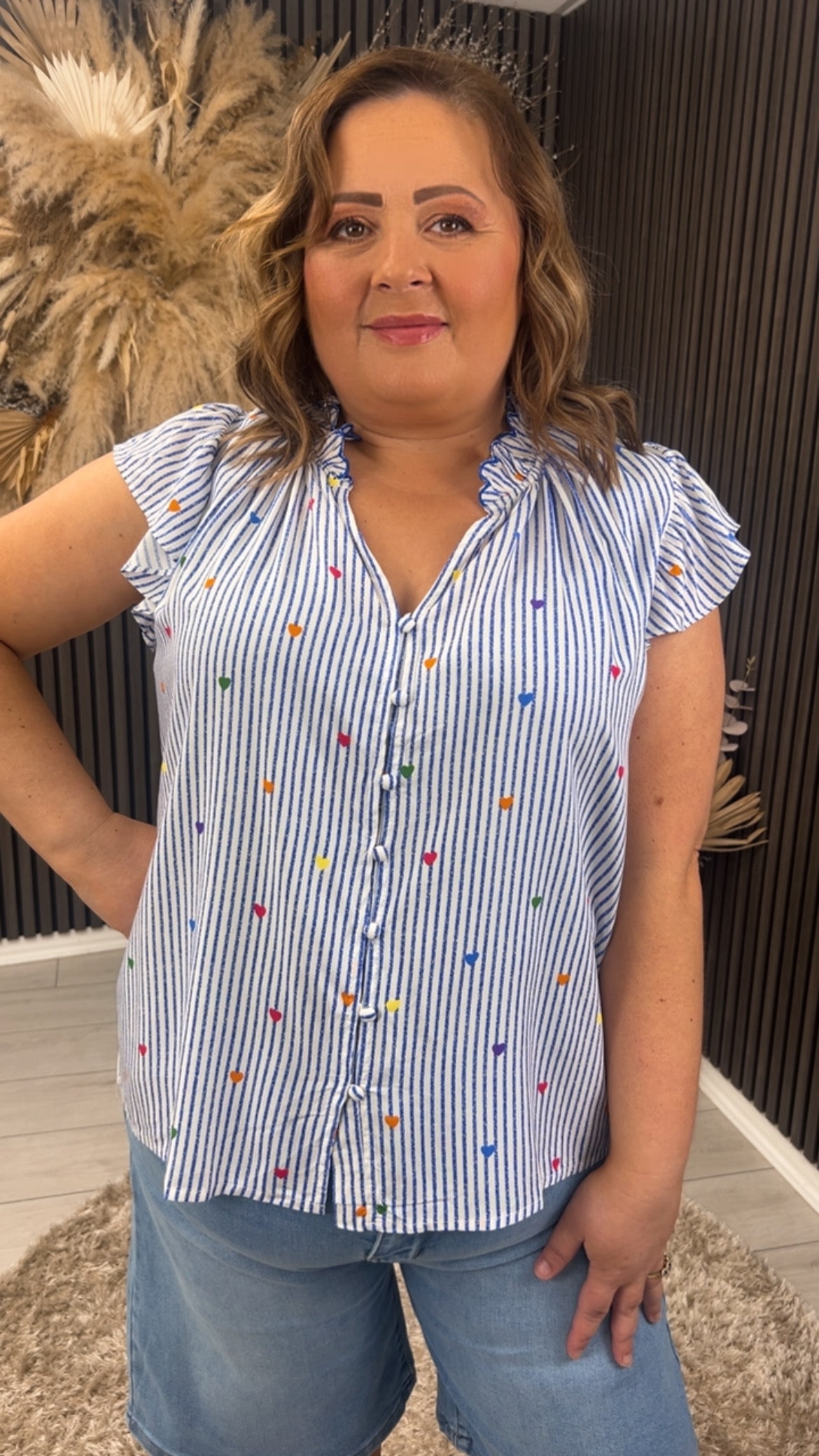 LORIE TOP - BLUE