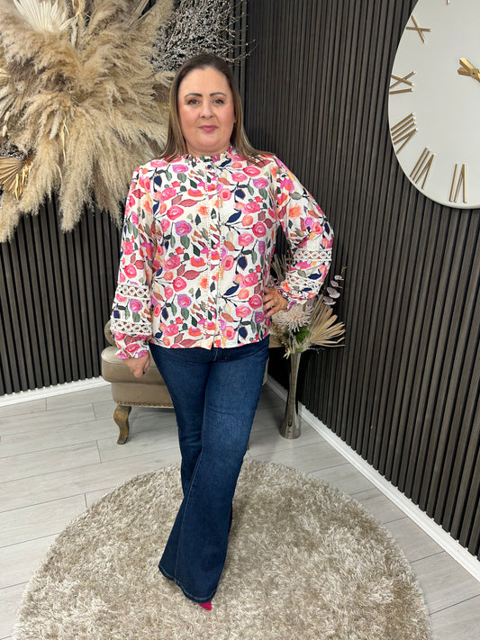 FRANKIE SHIRT - MULTI FLORAL