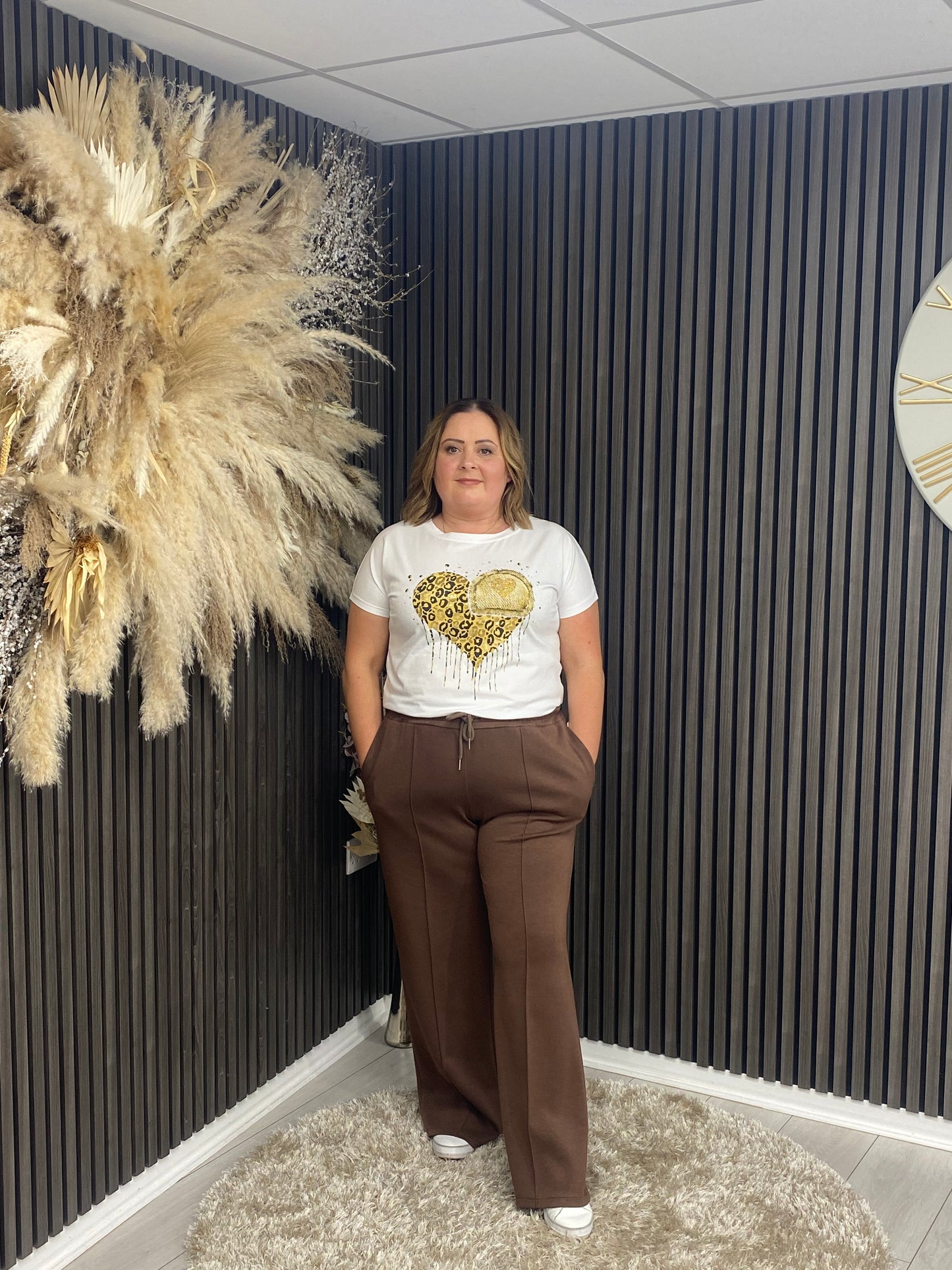 DIANE TROUSERS - BROWN