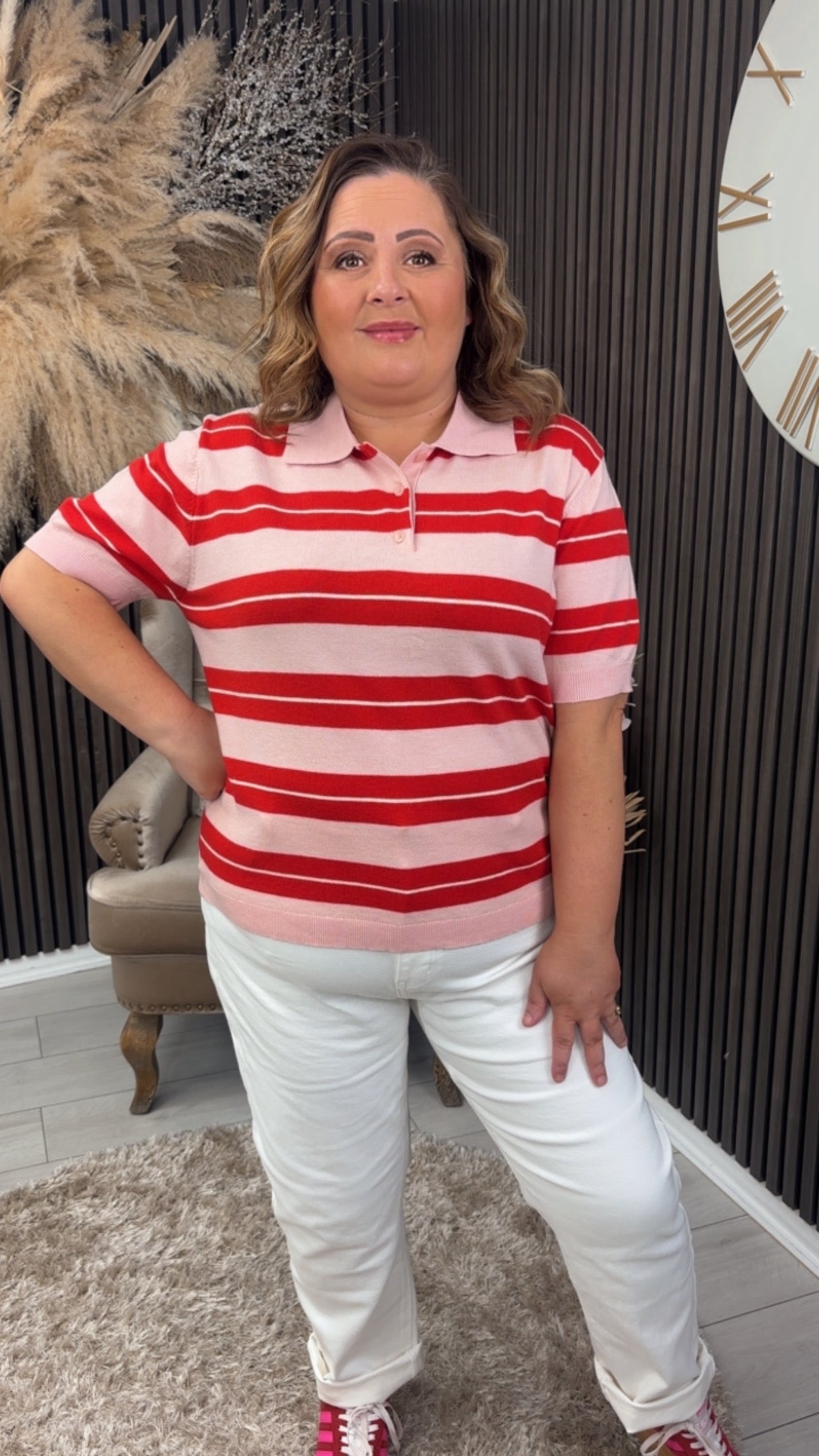 ANGELINA JUMPER - RED