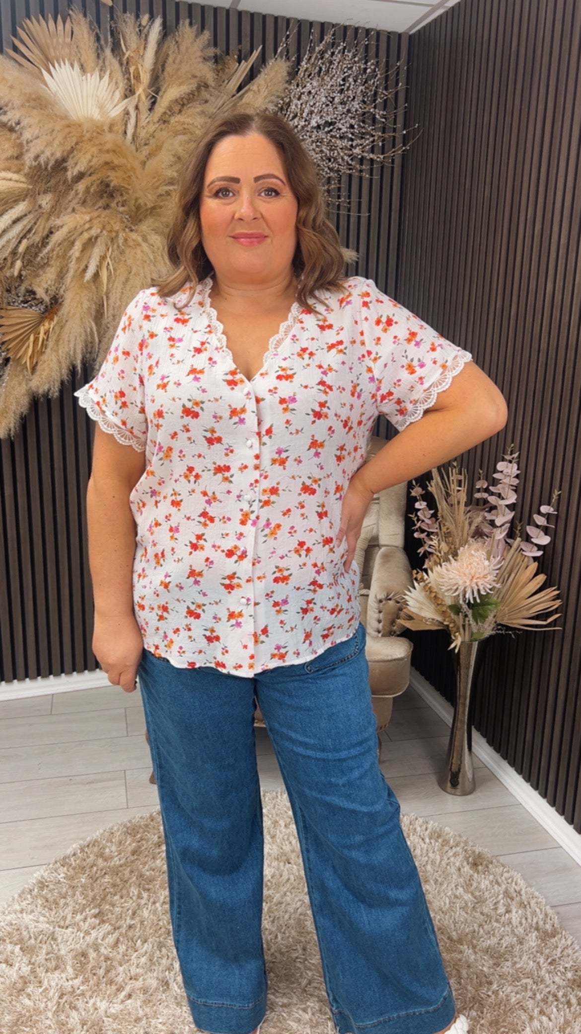CATHERINE TOP - CREAM
