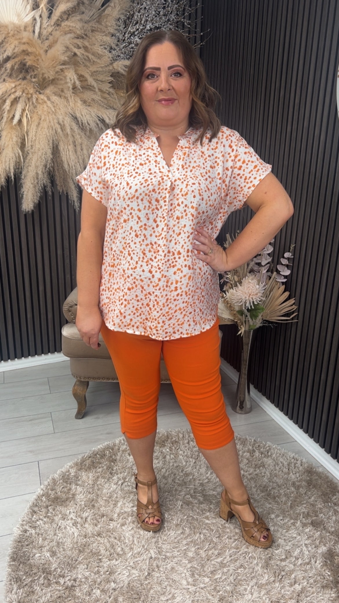 WILLOW TOP - ORANGE
