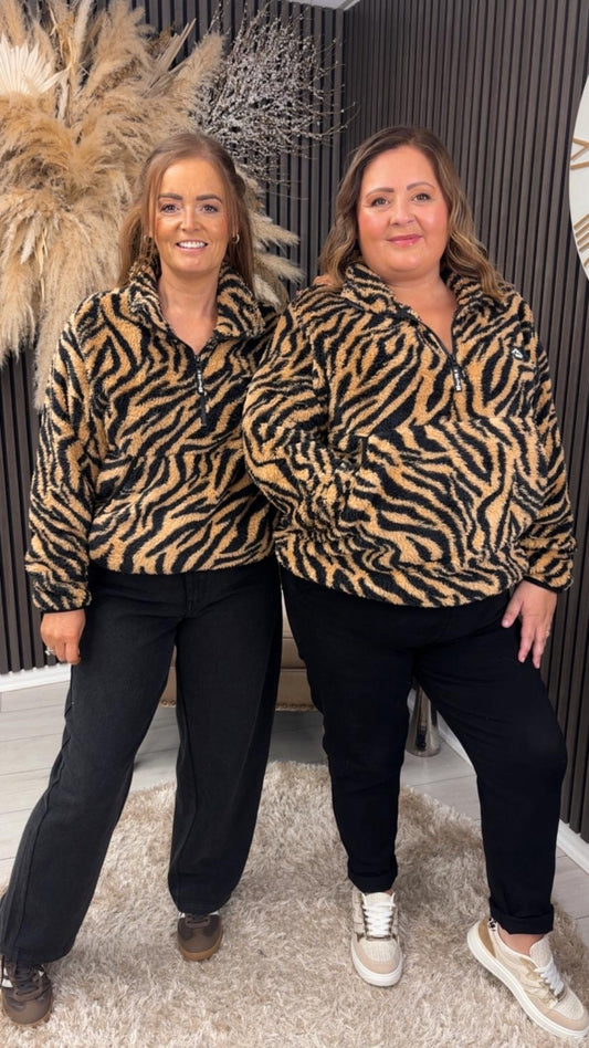 MELLIE FLEECE - TIGER PRINT