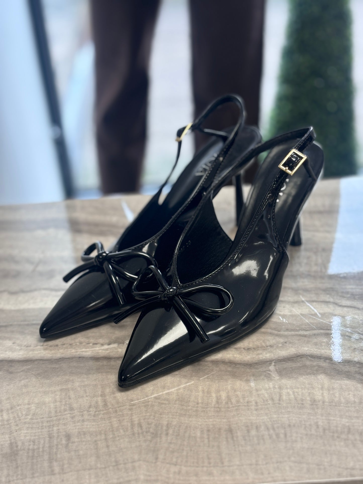 LYNNE SLINGBACK - BLACK