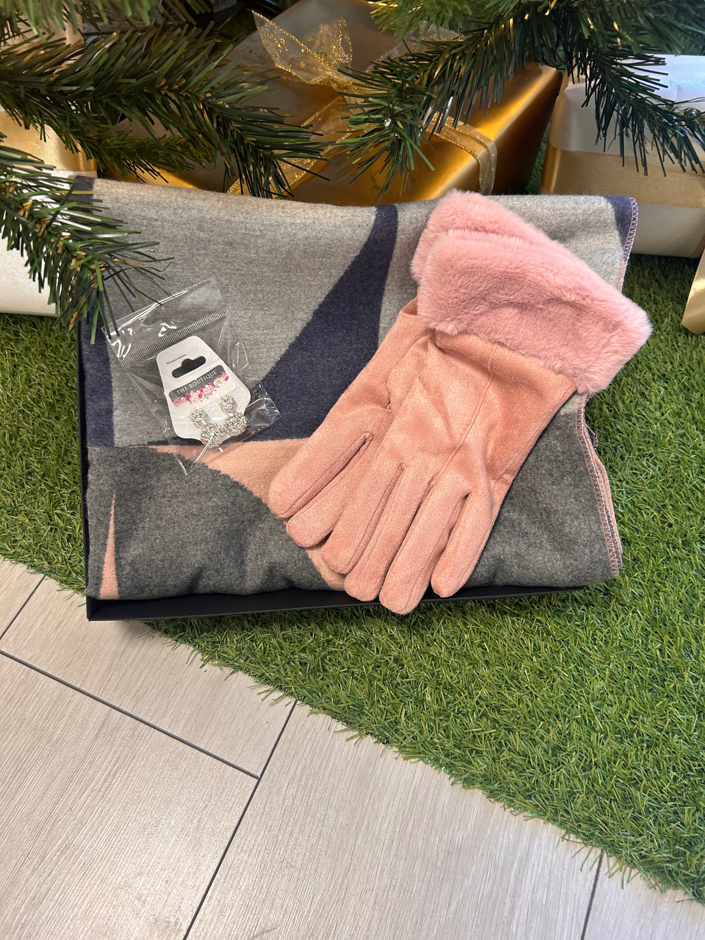 LINDSAY SET - PINK/GREY