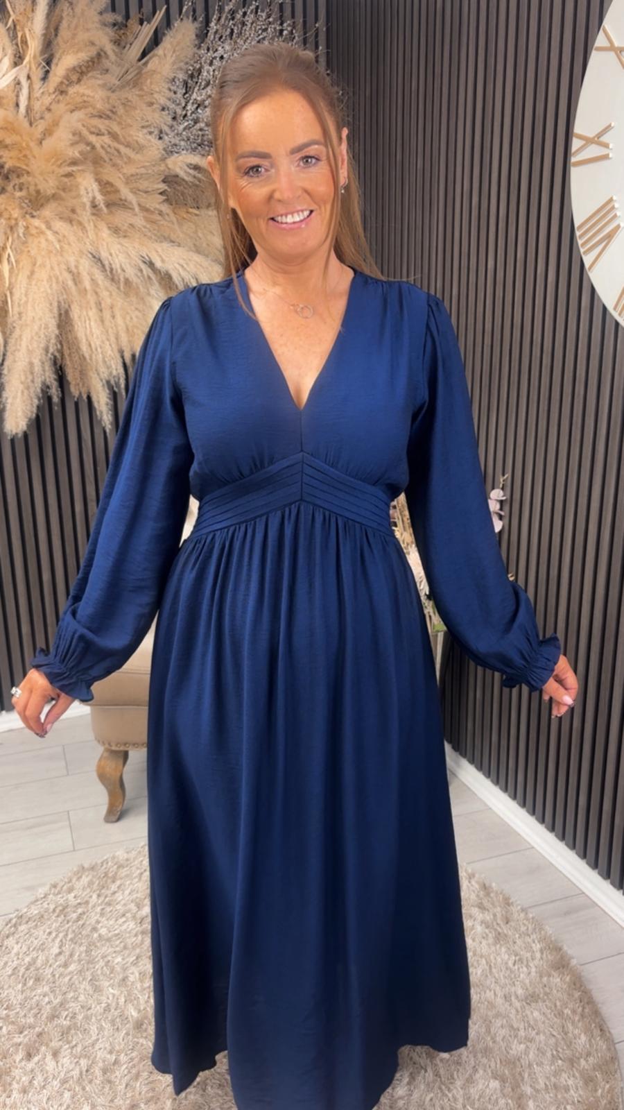 CLODAGH DRESS - NAVY