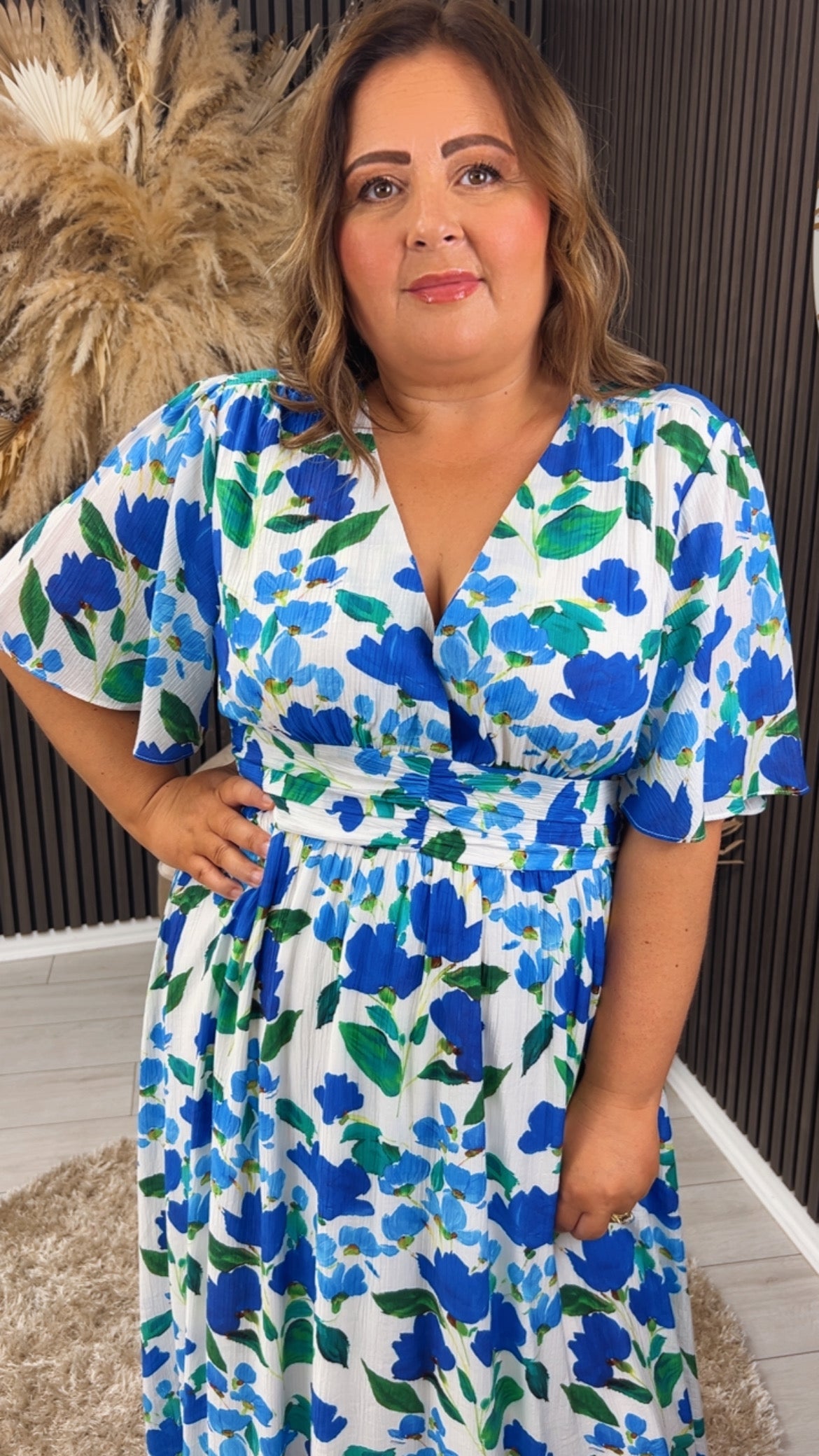 MARGOT DRESS - BLUE