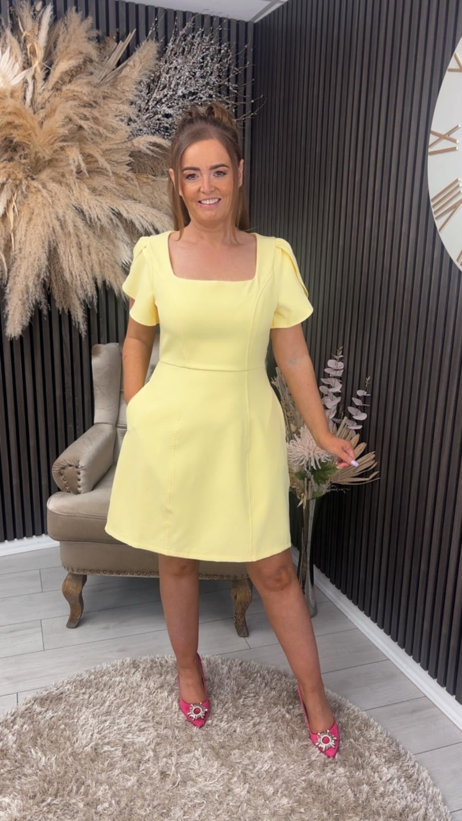 REEVE DRESS - YELLOW