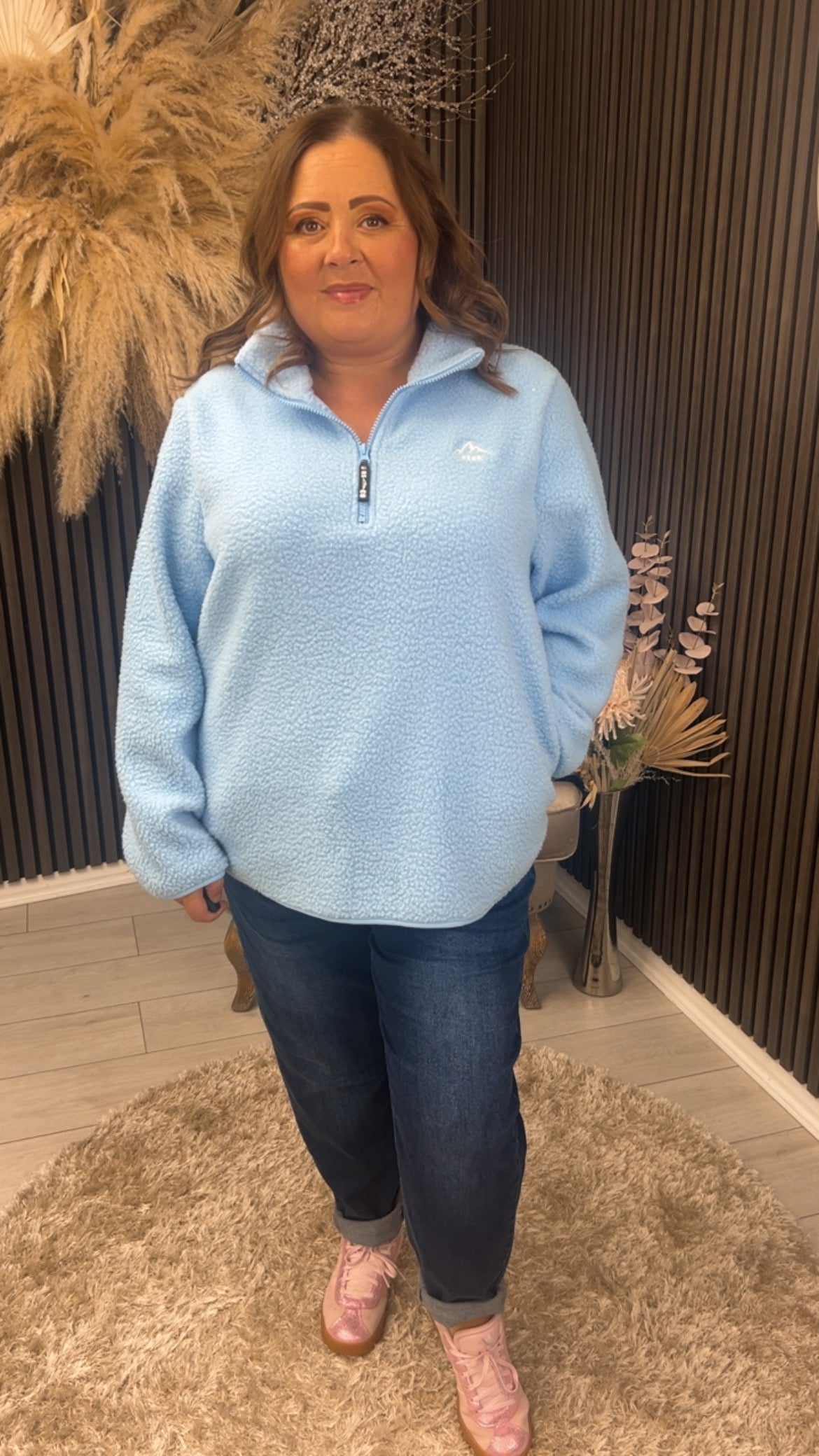 AIDEEN FLEECE - BLUE