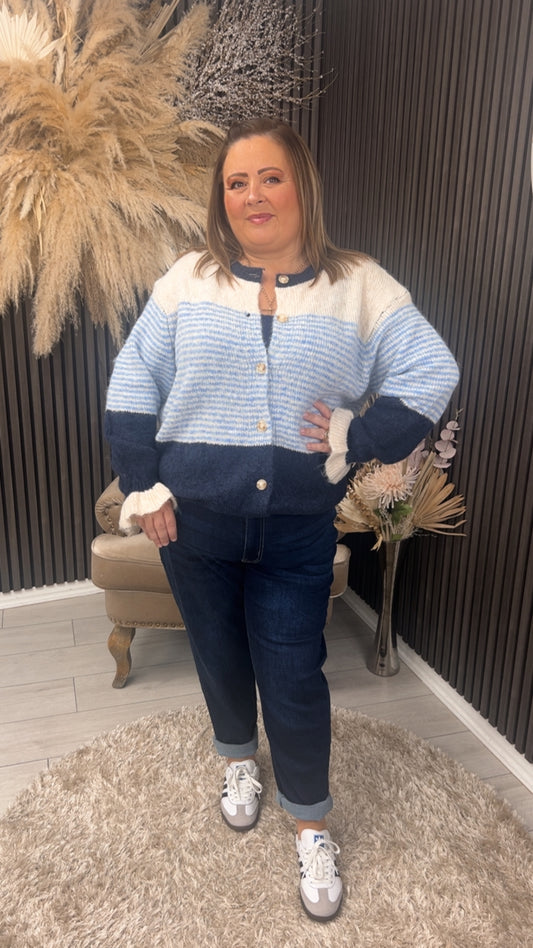 TILLY CARDIGAN - BLUE