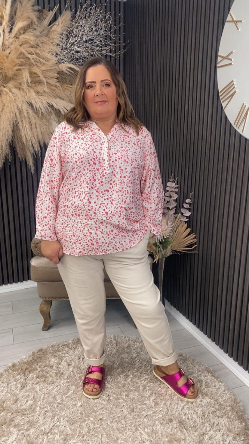 BRIDIE TOP  - PINK