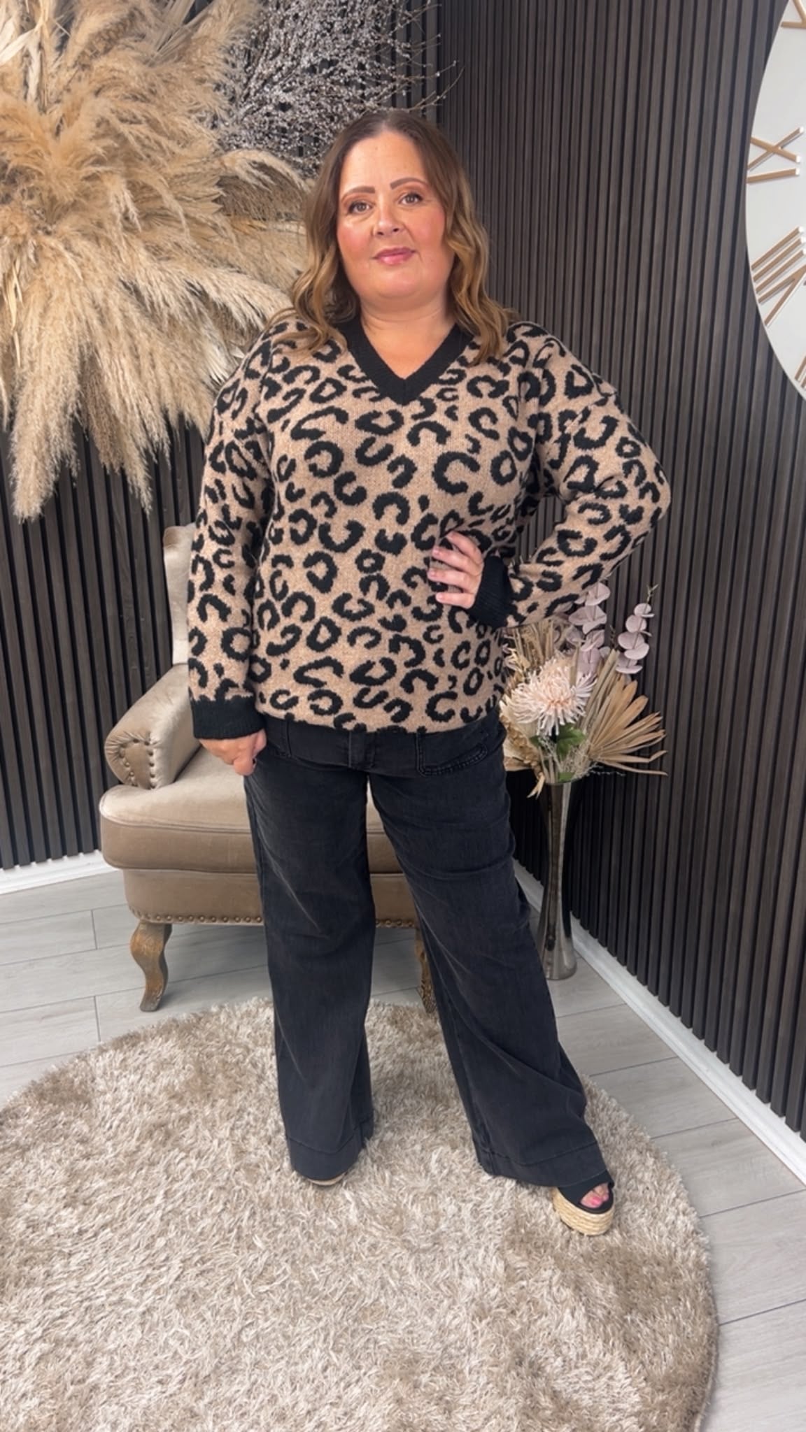 GEORGIE JUMPER- LEOPARD