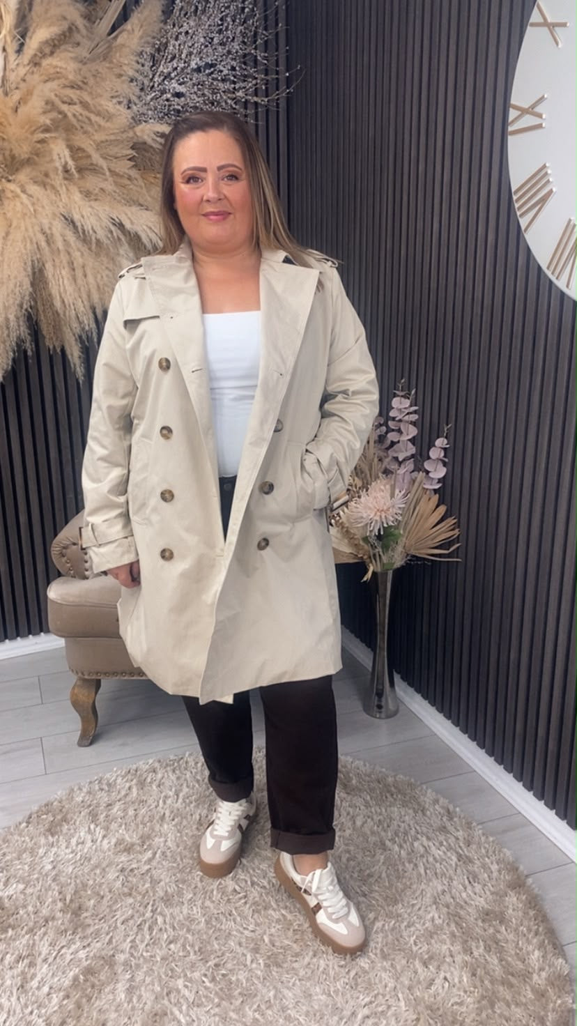 PATSY TRENCH COAT - BEIGE