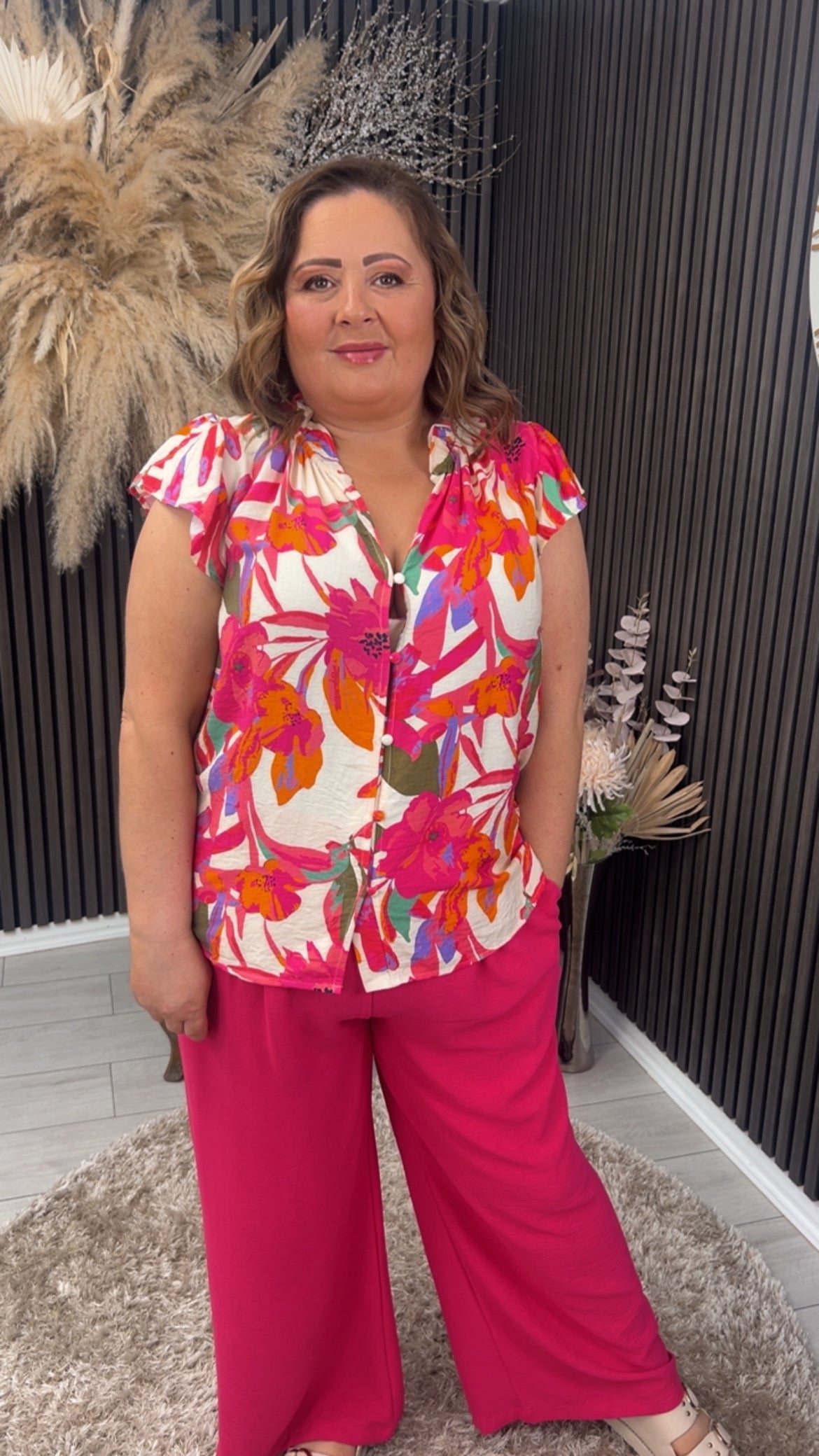 LETITIA TOP - MULTI FLORAL