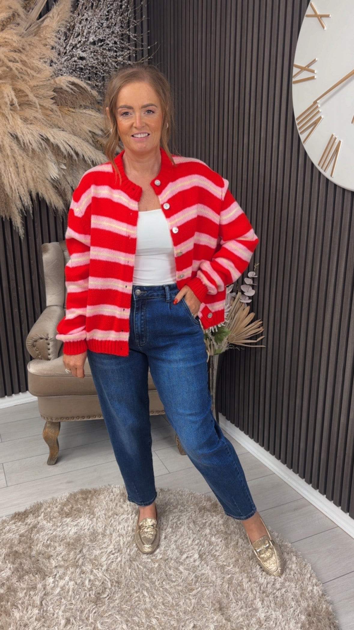 KATYA CARDIGAN - RED