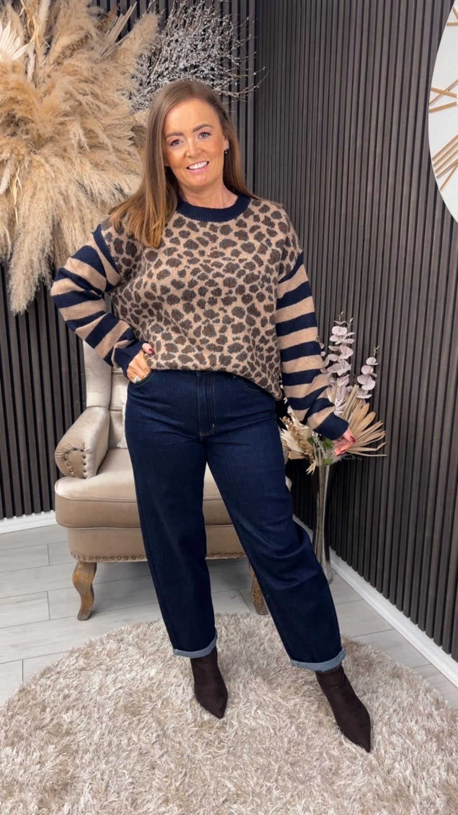 MAJELLA JUMPER - LEOPARD