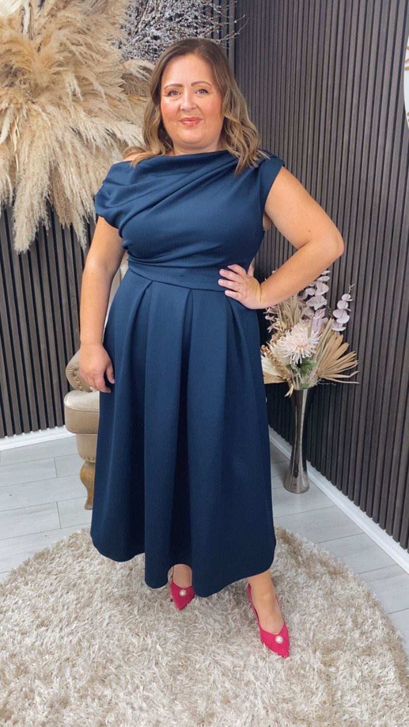 BETTY DRESS - NAVY