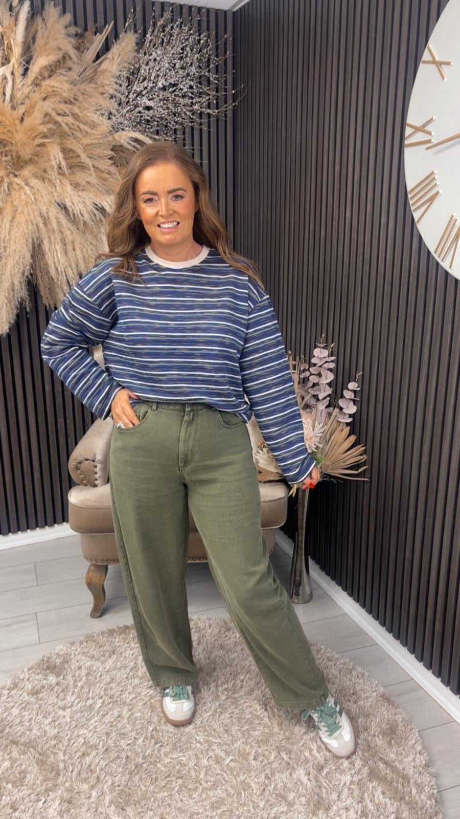 MARJORIE TOP - NAVY