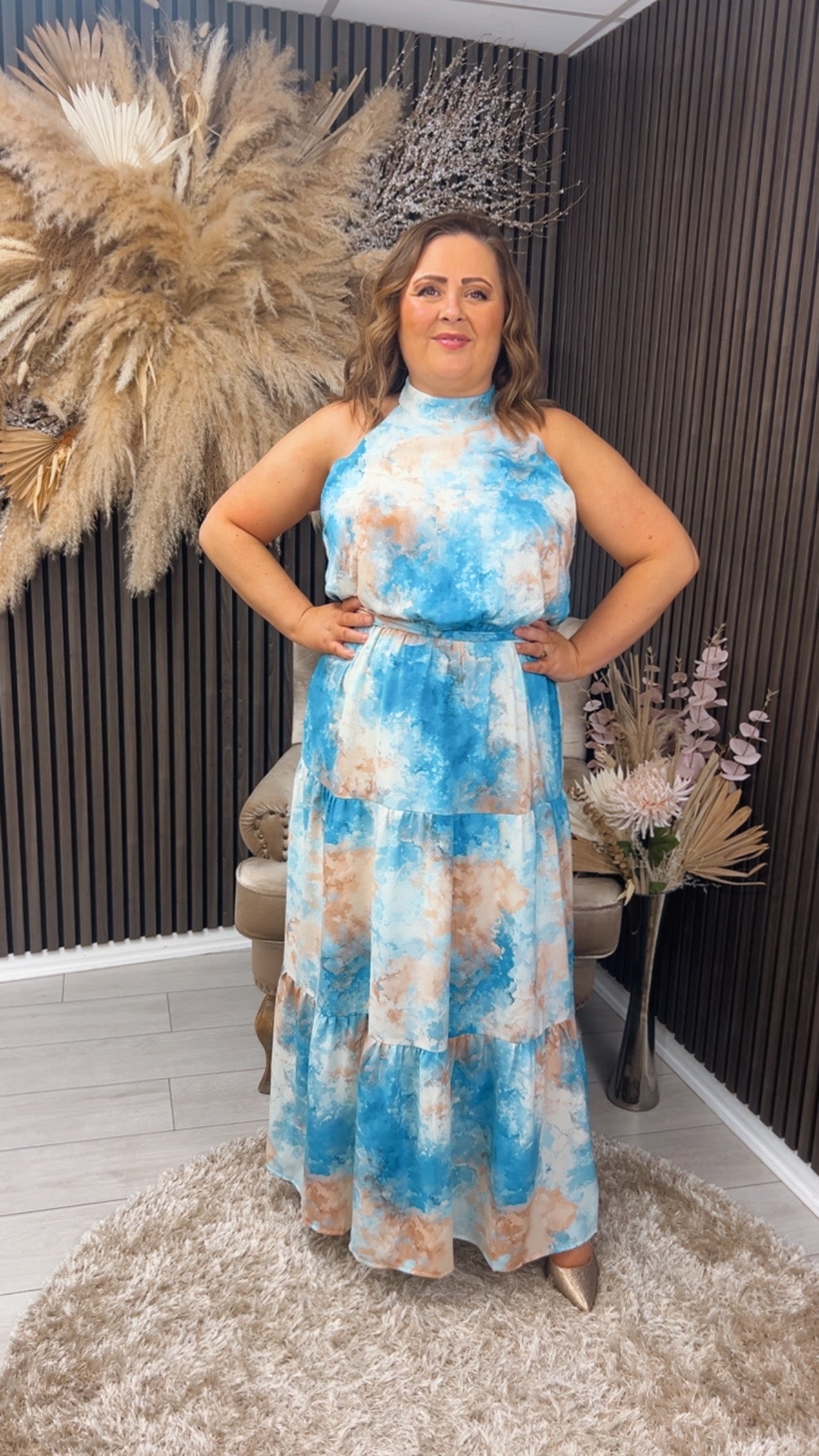 ZAYNAB DRESS - BLUE