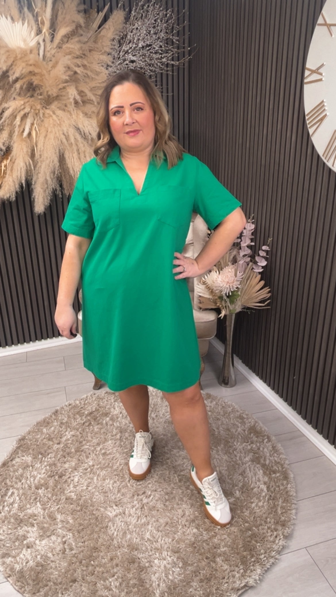 HEATHER DRESS - GREEN