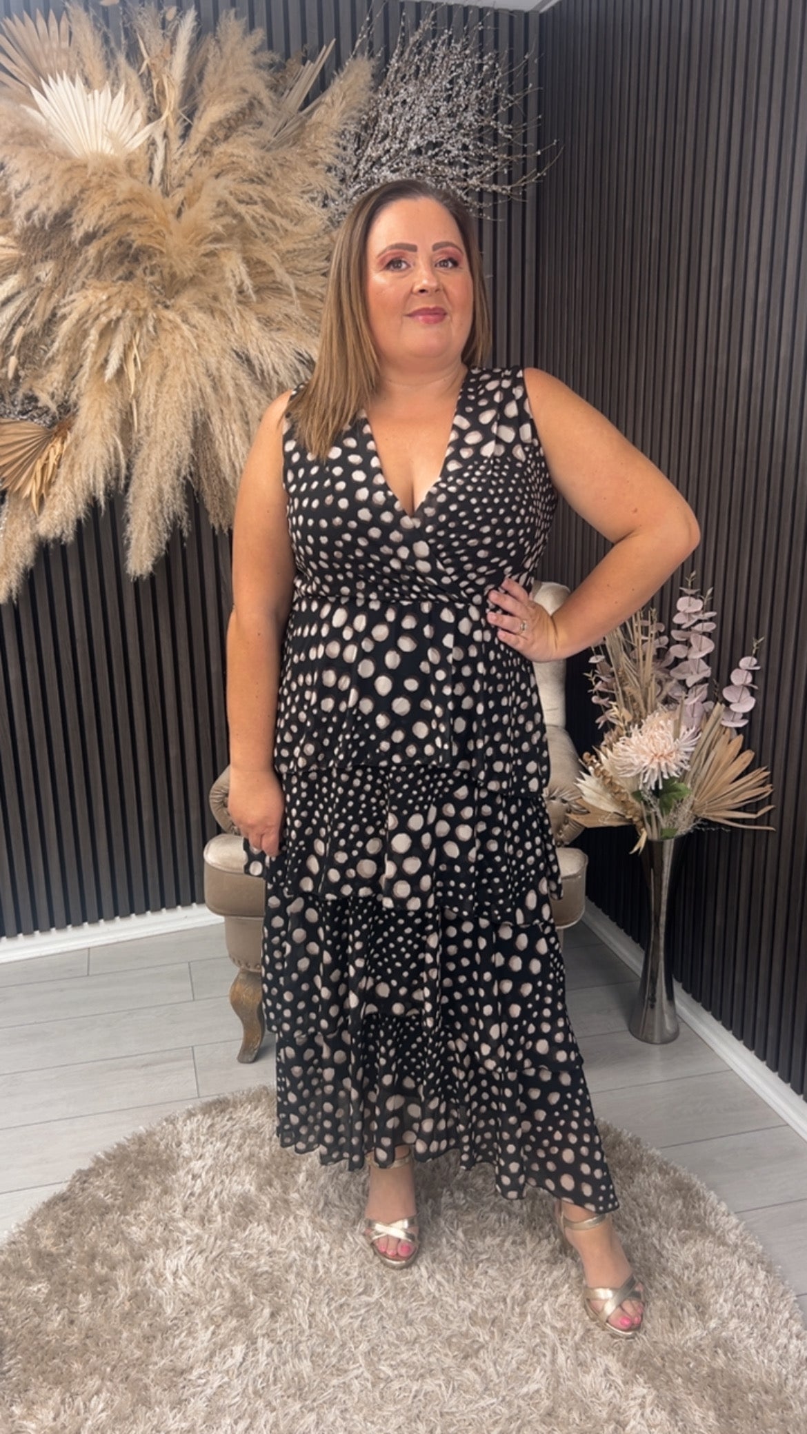 LORETTA DRESS - BLACK
